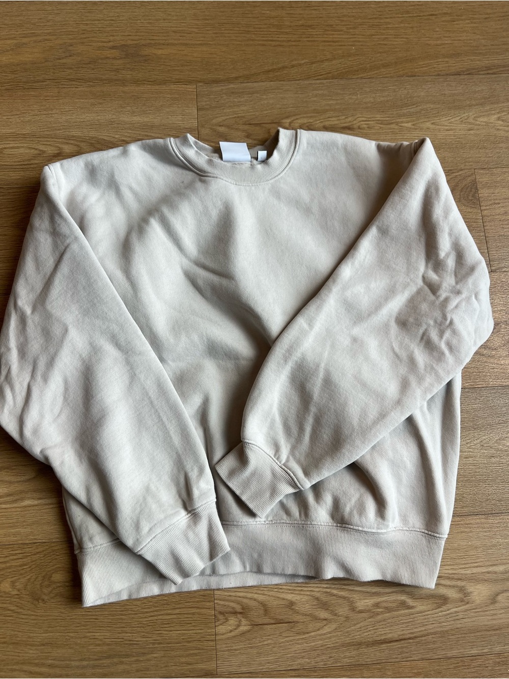 Aritzia Crewneck Sweatshirt - Light Beige